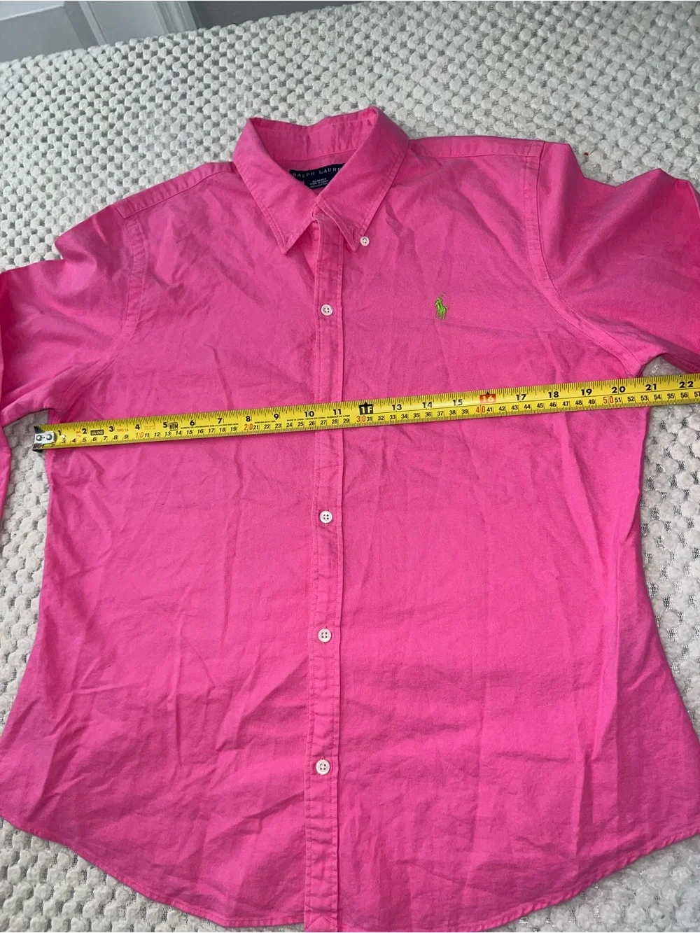 Ralph Lauren Pink Long-Sleeve Button-Up Shirt for women